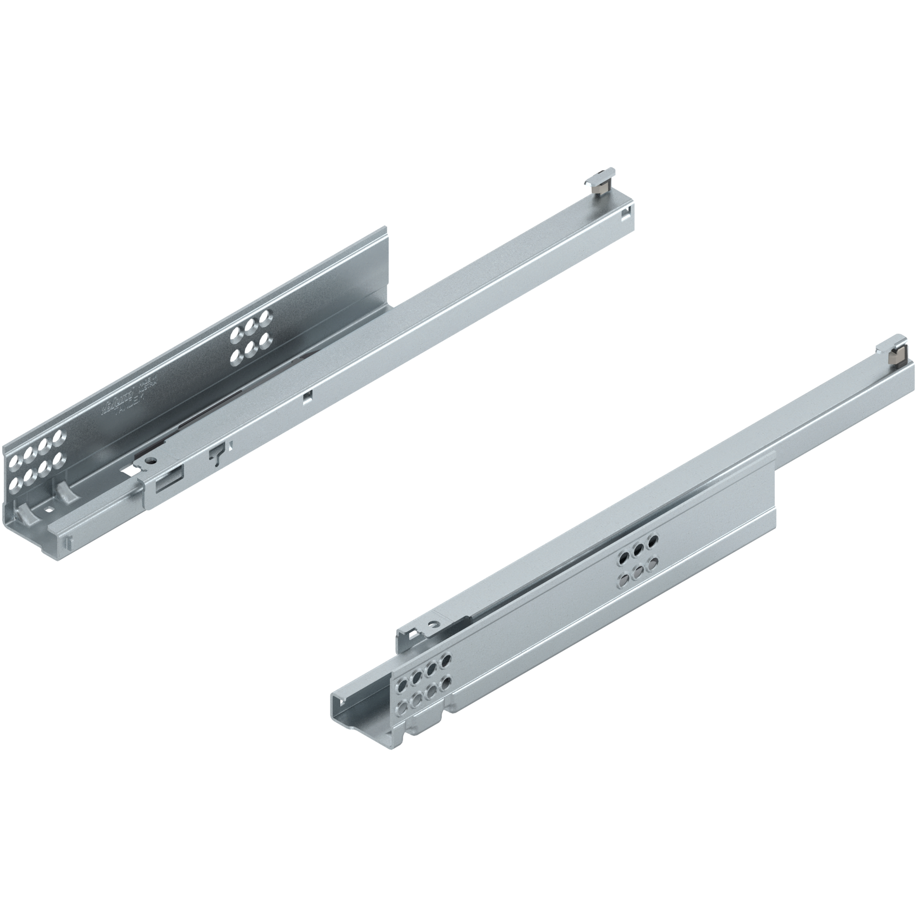 TANDEM BLUMOTION Częściowy wysuw, Prowadnica, 30 kg, dł.=350 mm, do Grubość płyty 17-19 mm, wymaga sprzęgła, lewa/prawa, cynkowana