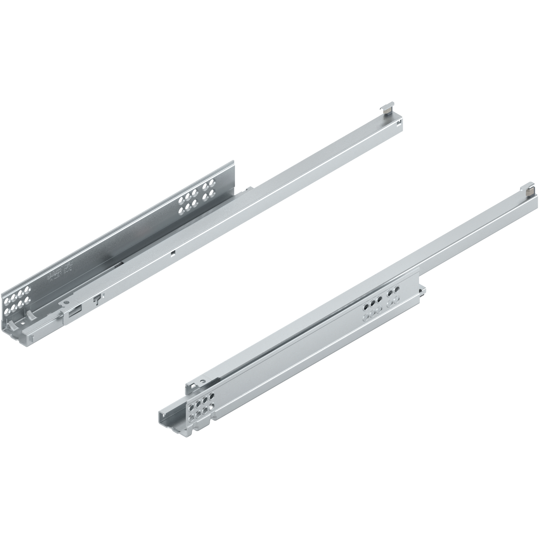 TANDEM TIP-ON Częściowy wysuw, Prowadnica, 30 kg, dł.=500 mm, wymaga sprzęgła, lewa/prawa, cynkowana