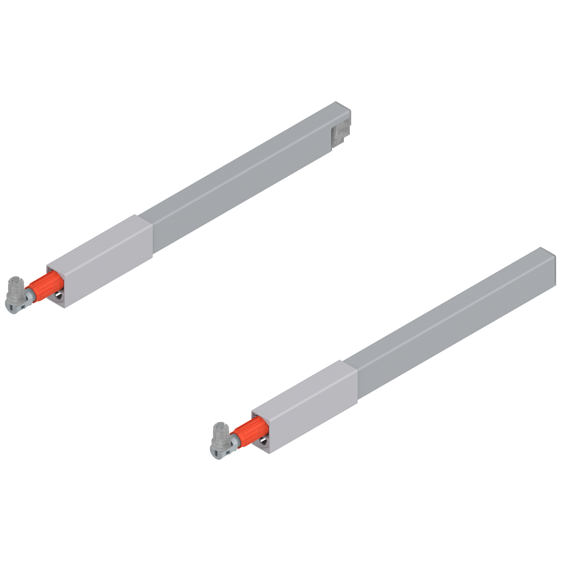 Reling podłużny TANDEMBOX  (górny), do szuflady z wysokim frontem, dł.=300 mm, lewy/prawy, do TANDEMBOX antaro, do , R9006 szara