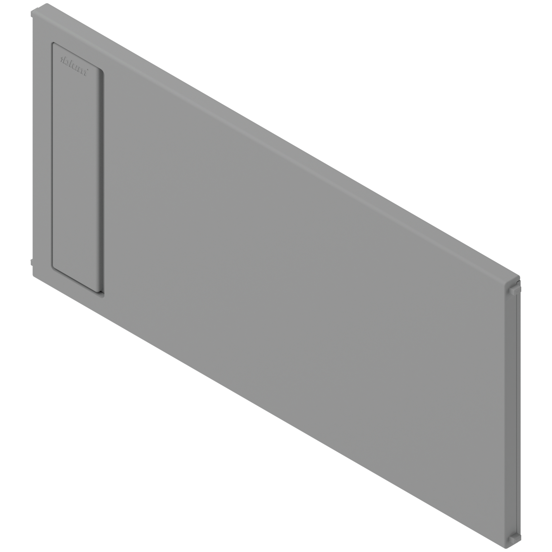 AMBIA-LINE listwa poprzeczna, do LEGRABOX/MERIVOBOX do szuflady z wysokim frontem (ZC7F400RSP), tworzywo, szary indium mat