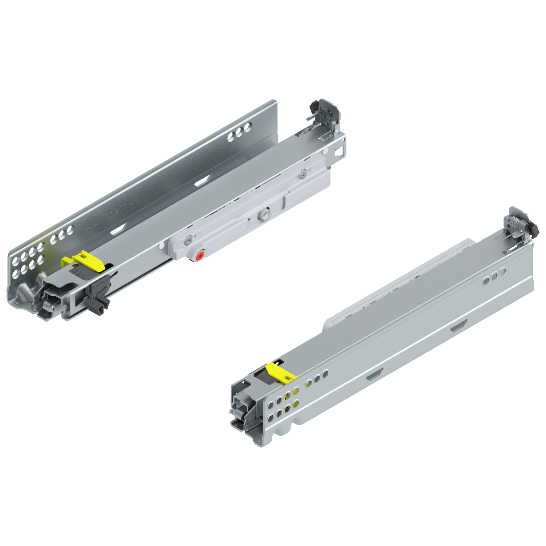 MOVENTO z TIP-ON, pełny wysuw, prowadnica, 40 kg, dł.=320 mm, wymaga sprzęgła, lewa/prawa, cynkowana