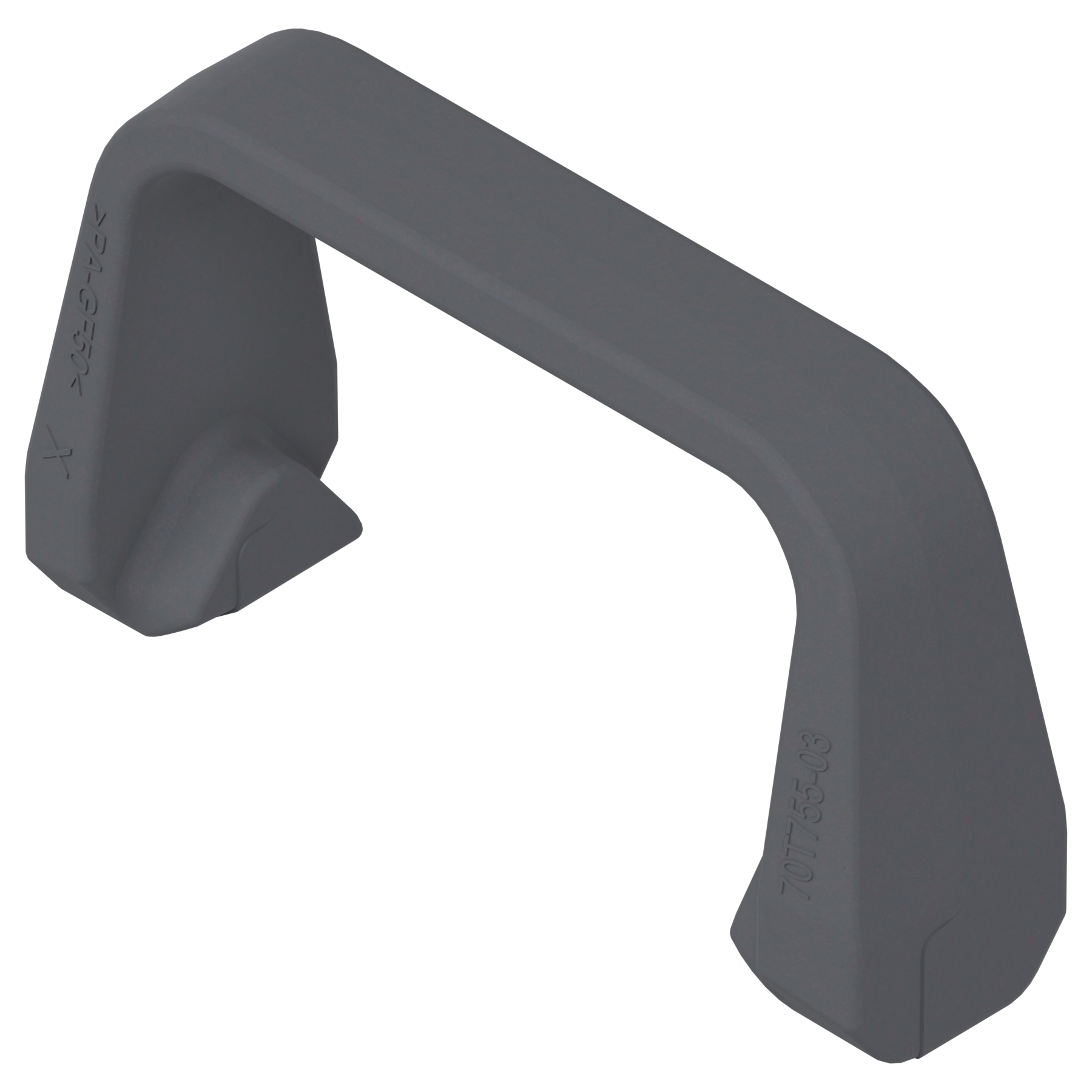 Ogranicznik 110° do zawiasu 155°/ogranicznik 92° do zawiasu 125° z 7 punktami obrotu, R7037 ciemnoszara