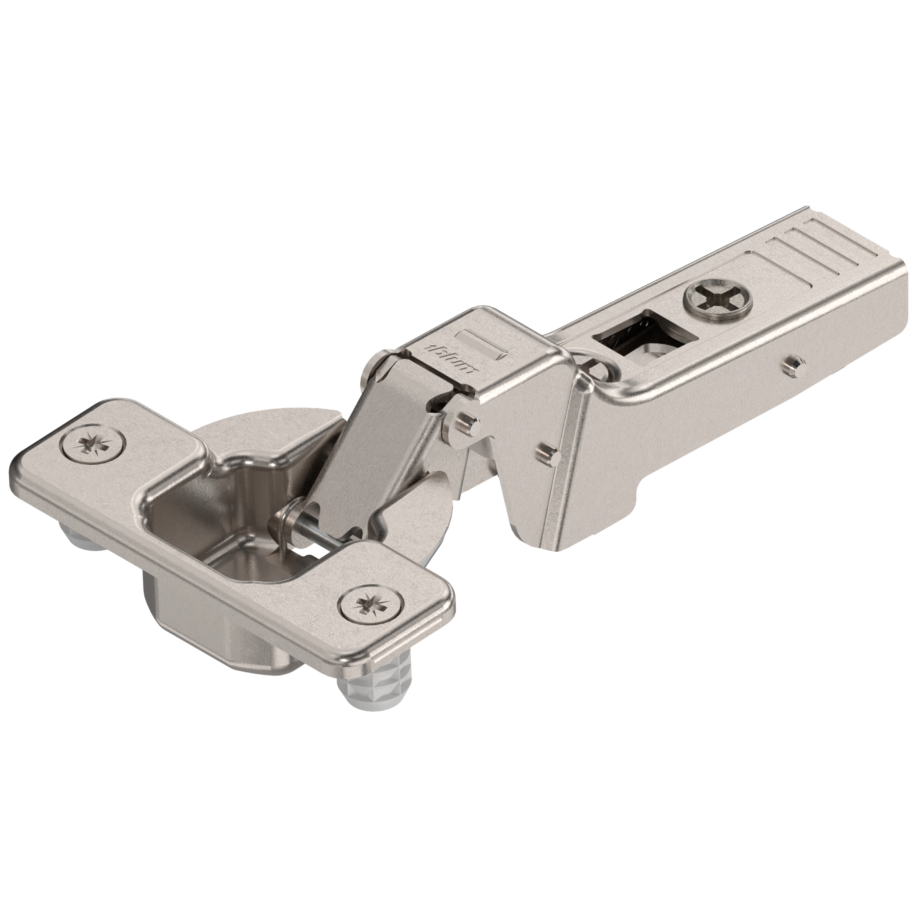 CLIP top zawias do drzwi profil. 95°, Drzwi bliźniacze, puszka: wciskana, niklowany