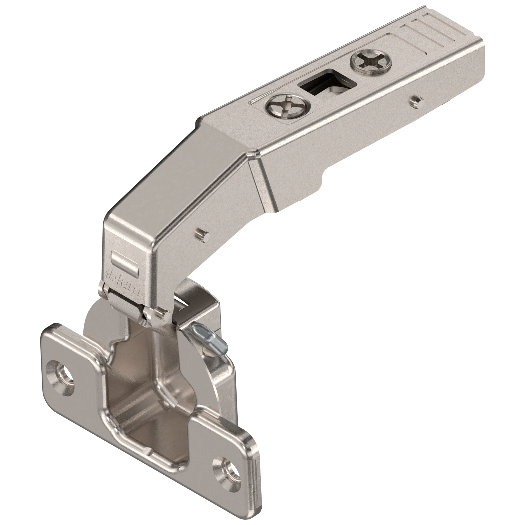 CLIP top zawias do drzwi równoległych 95°, Wpuszczany, puszka: na wkręty, niklowany