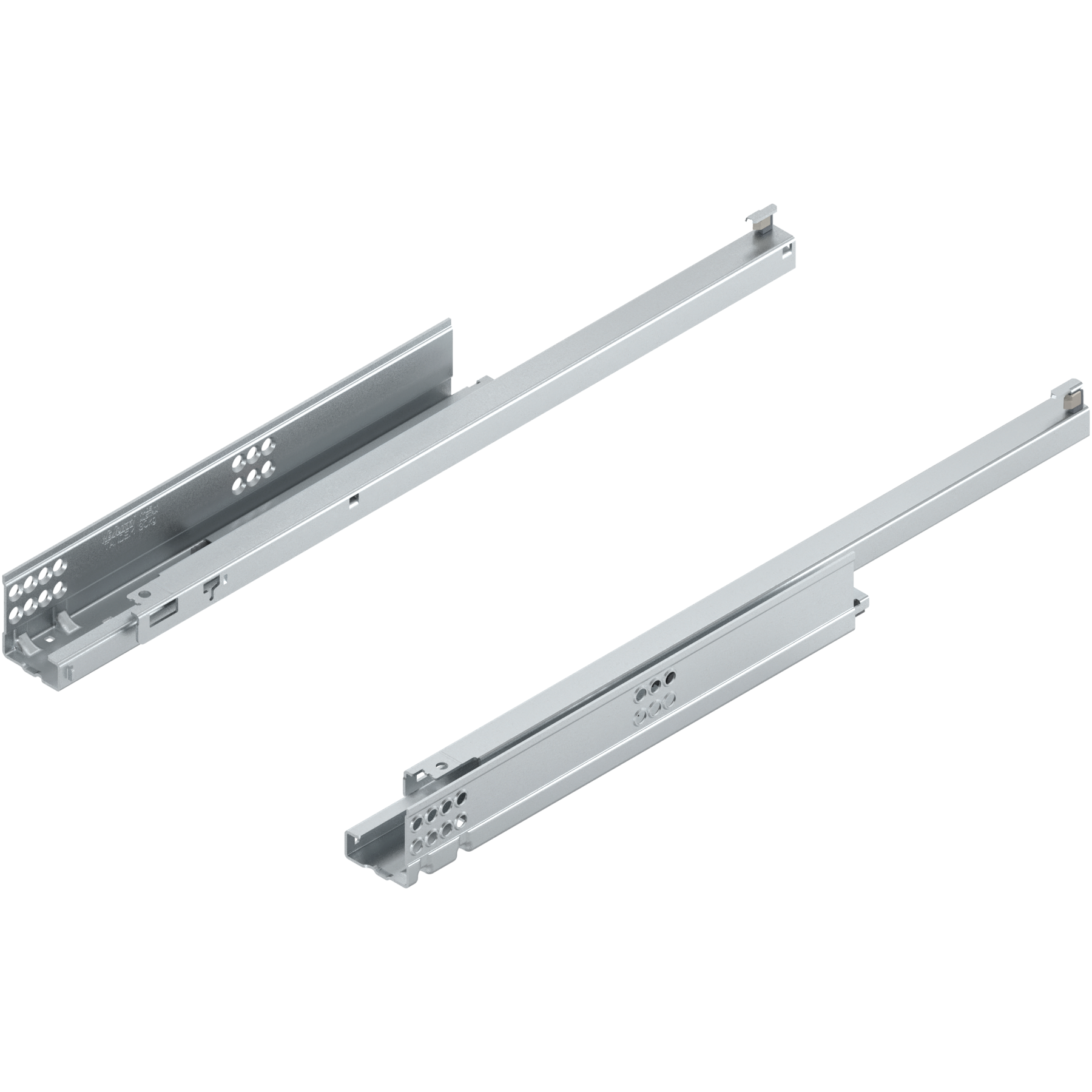 TANDEM TIP-ON Częściowy wysuw, Prowadnica, 30 kg, dł.=450 mm, wymaga sprzęgła, lewa/prawa, cynkowana