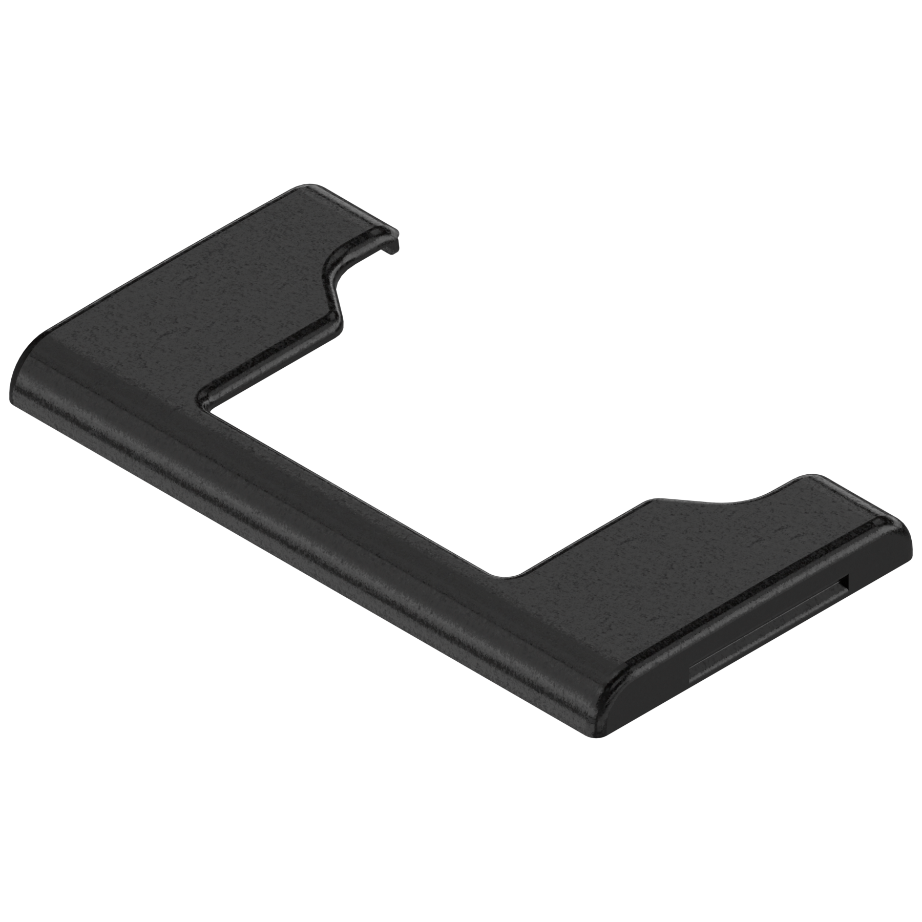 Zawias - zaślepka na puszkę, Bez nadruku, czarny