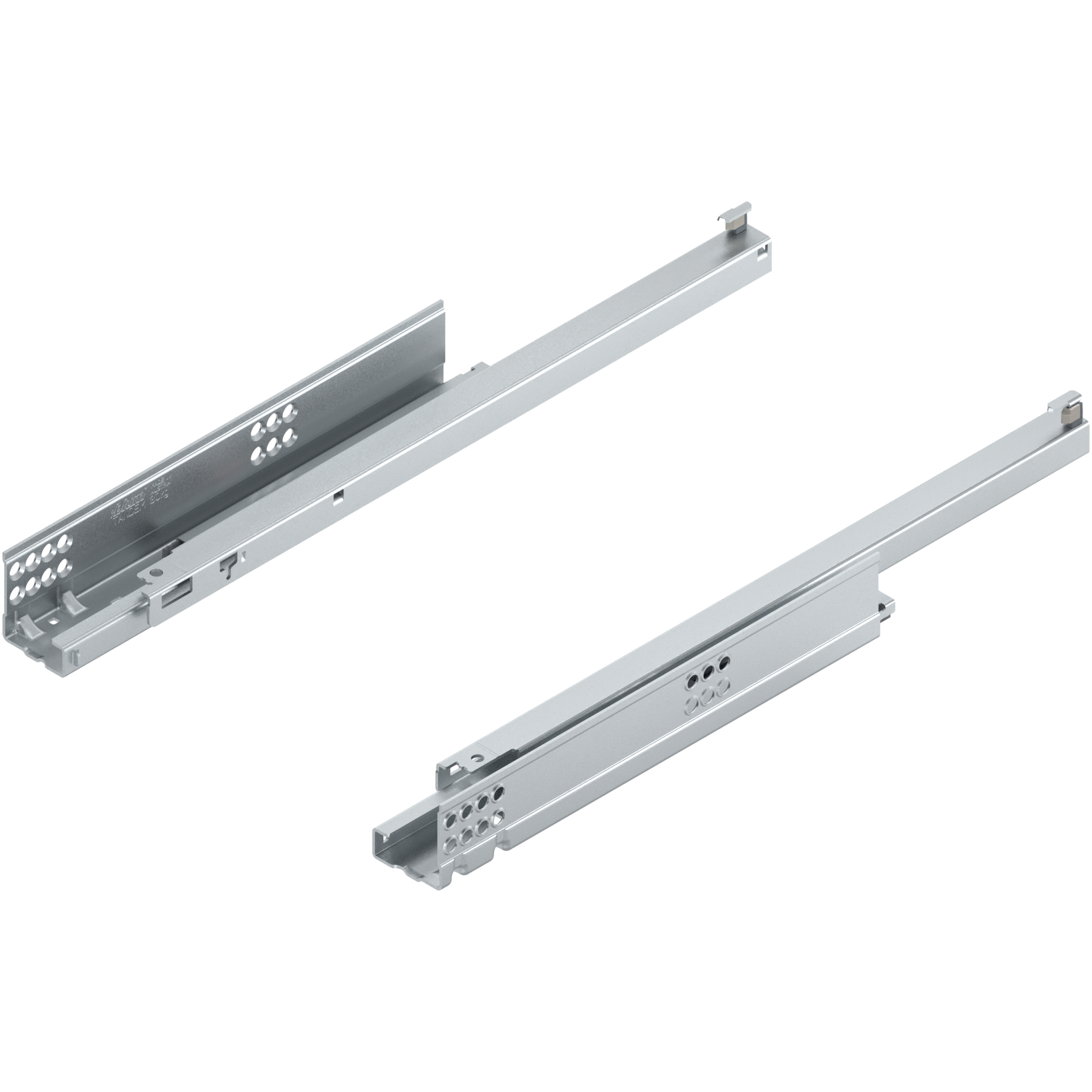 TANDEM TIP-ON Częściowy wysuw, Prowadnica, 30 kg, dł.=400 mm, wymaga sprzęgła, lewa/prawa, cynkowana