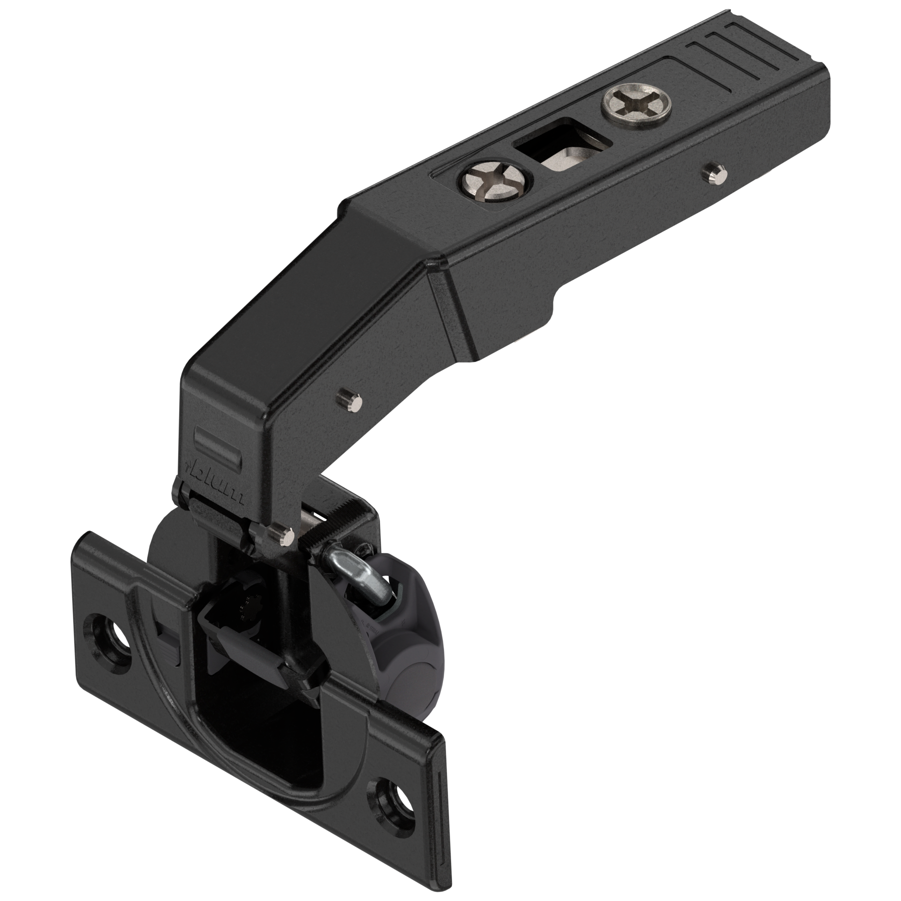 CLIP top BLUMOTION zawias do drzwi równoległych 95°, Wpuszczany, puszka: na wkręty, czarny