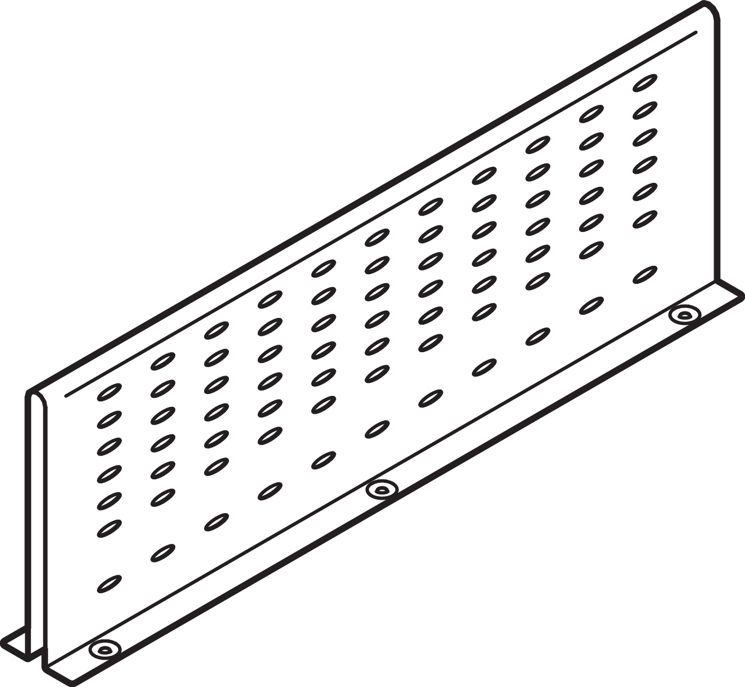 ORGA-LINE Ścianka działowa, dł.=500 mm, do szuflady z wysokim frontem TANDEMBOX plus, R9006 szara