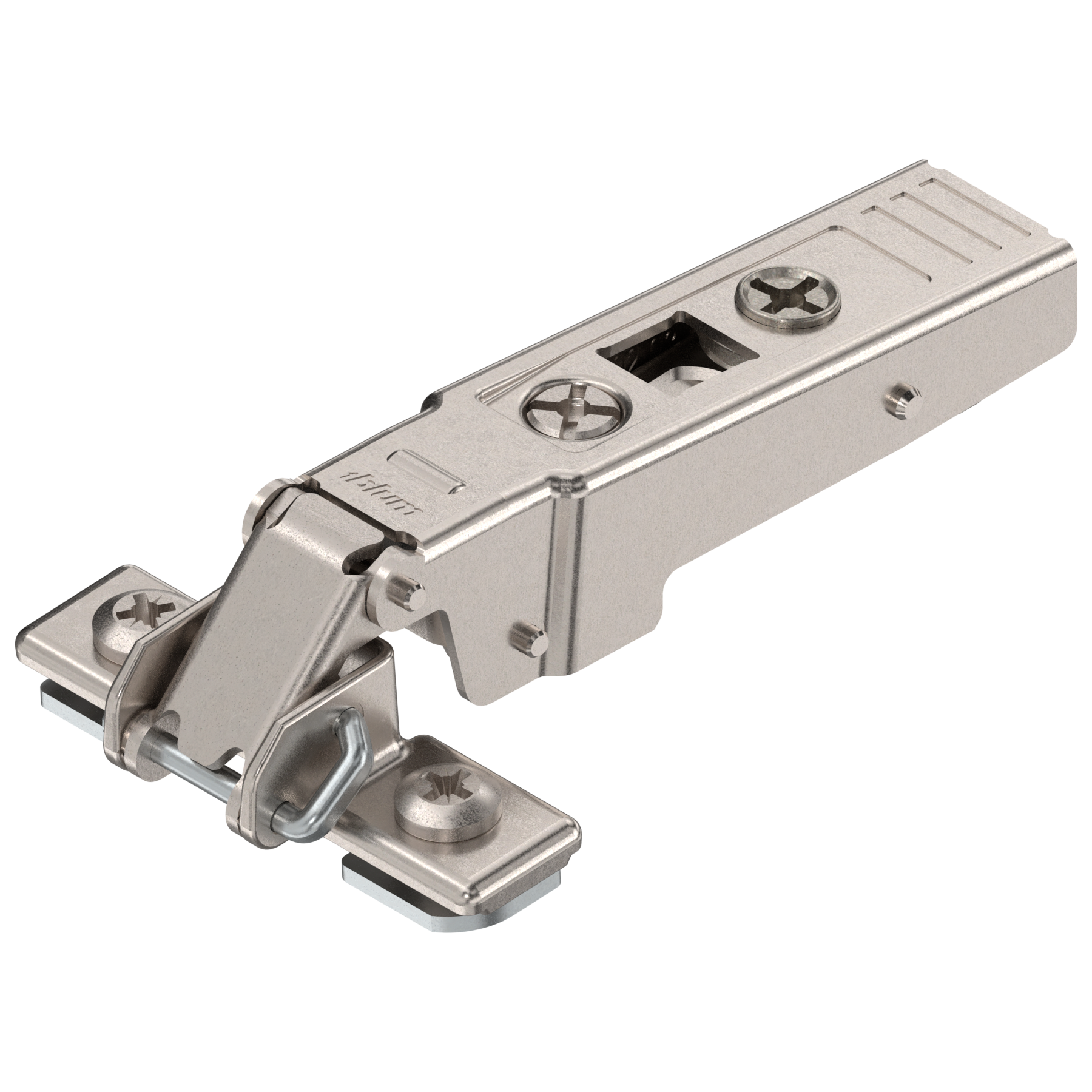 CLIP top zawias do ram alumin. 95°, Drzwi nakładane, puszka: na zacisk, (zawias zamknięty), niklowany