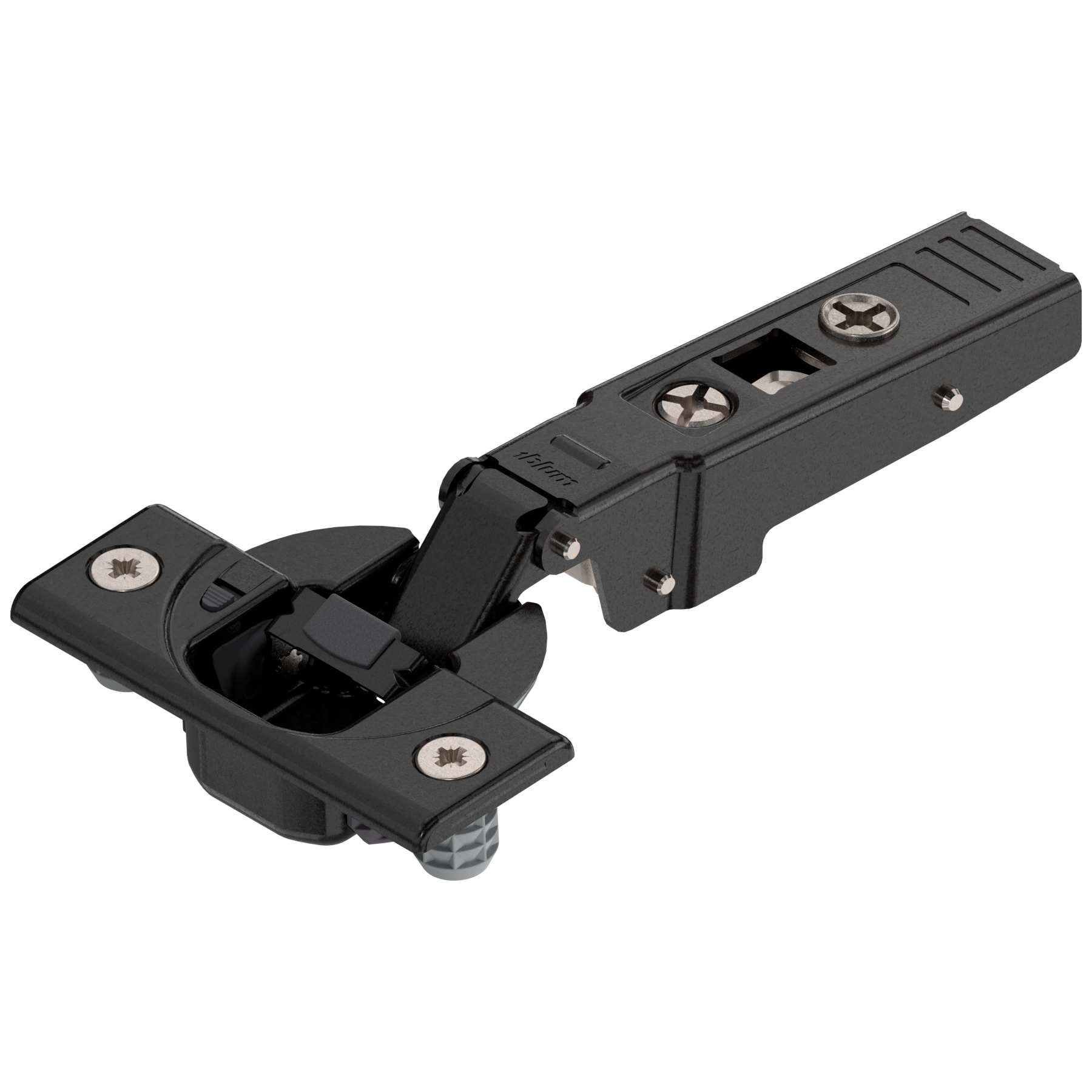 CLIP top BLUMOTION zawias do drzwi profil. 95°, Drzwi nakładane, puszka: wciskana, czarny