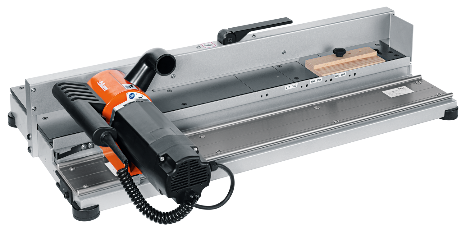 Urządzenie do frezowania dna do LEGRABOX, z frezem, Półka 15 do 16 mm, 1,8 kW