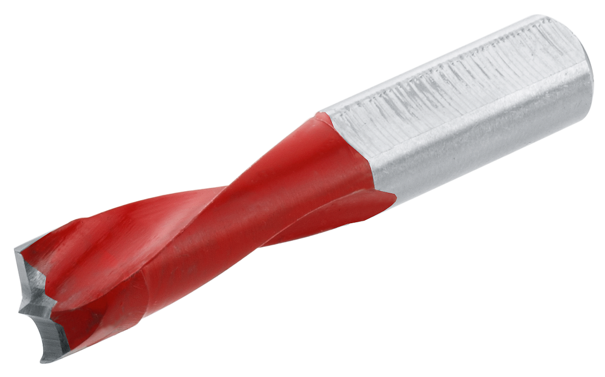 Wiertło, Ø 10 mm, lewe, L=57 mm, na czerwono